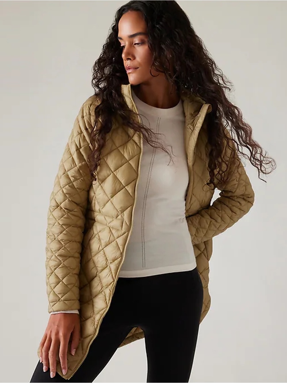 Athleta - Whisper Featherless Puffer Parka - Serpentine